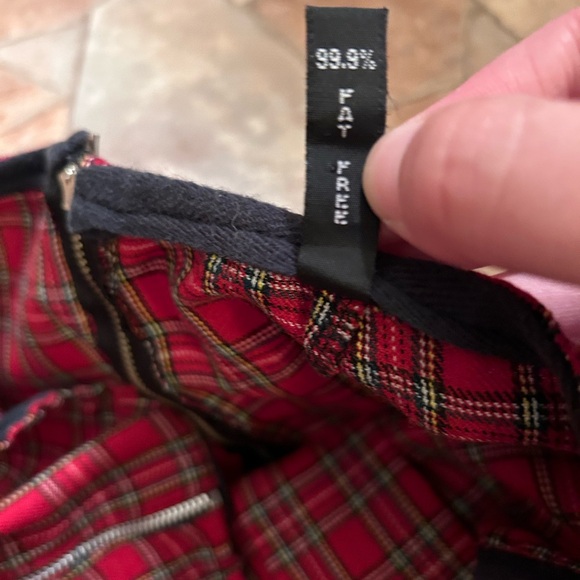 Vintage Super Low Fat plaid skirt - Picture 6 of 9